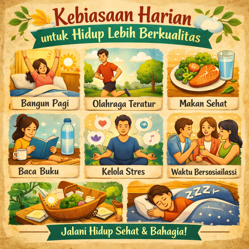 Kebiasaan Harian untuk Hidup Lebih Berkualitas