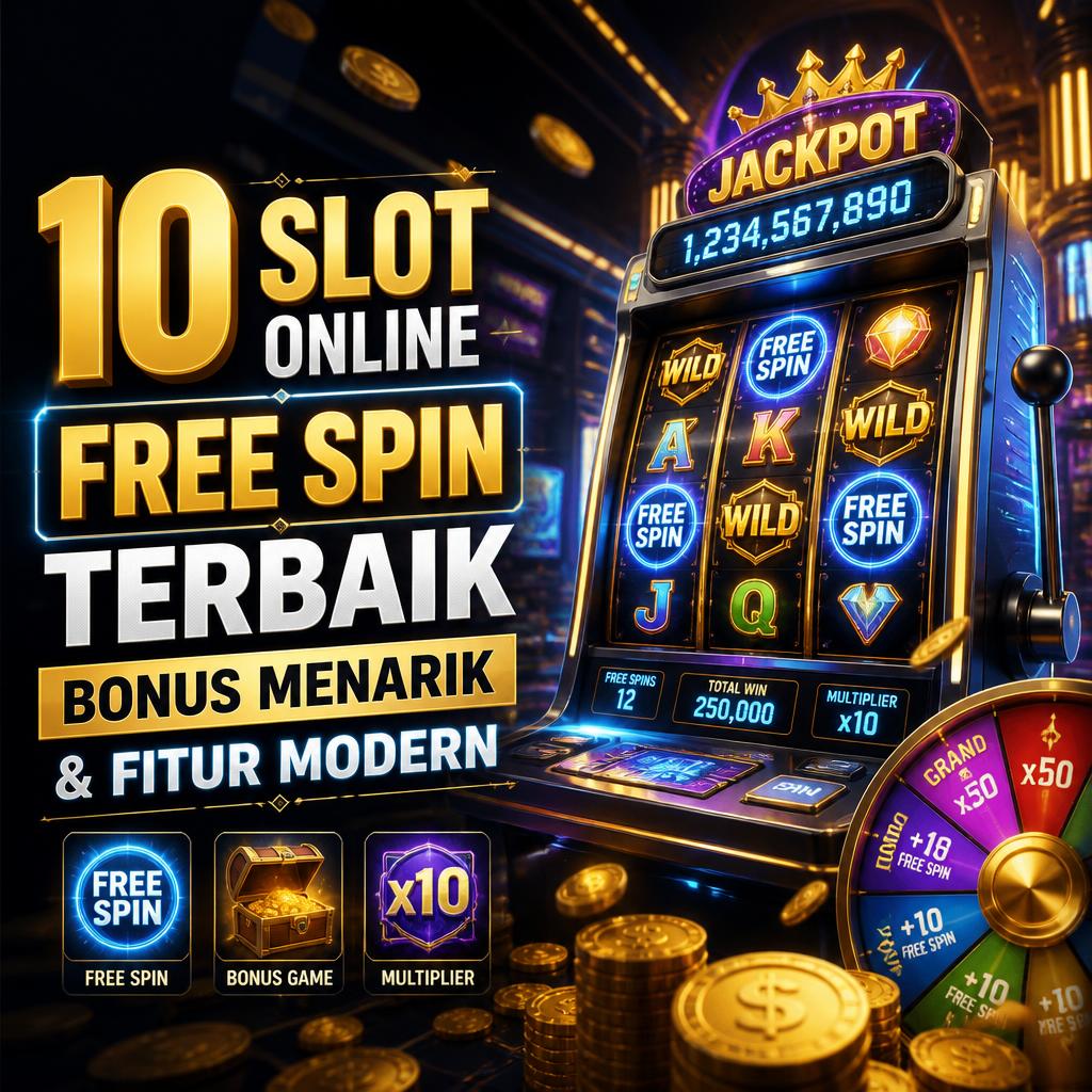 10 Slot Online with Free Spin Menarik dan Fitur Bonus yang Wajib Dicoba